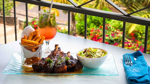Discover the flavours of Mauritius at Station A, the Domaine d'Anbalaba restaurant
