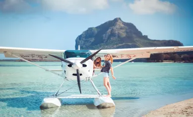 Hydravion avec Lagoon Flight
