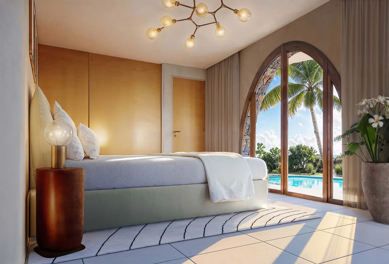 villa rivulet master bedroom