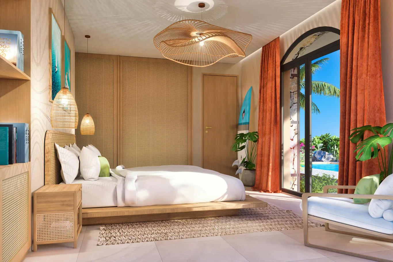villa rivulet master bedroom