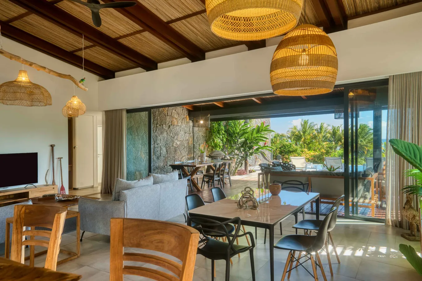villa avec piscine à l'ile maurice