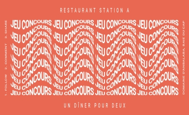 Jeu-concours : gagnez un dîner pour deux à Station A !