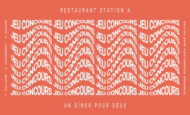 Jeu-concours : gagnez un dîner pour deux à Station A !