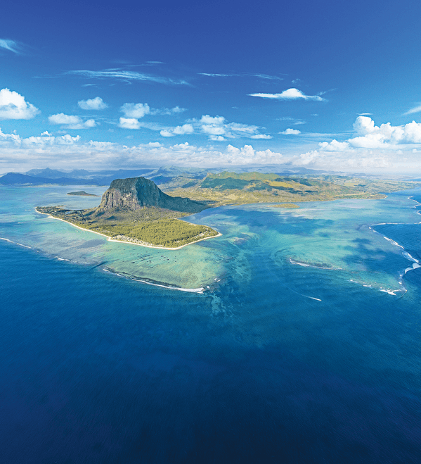 Vue du Ciel, Le Morne 