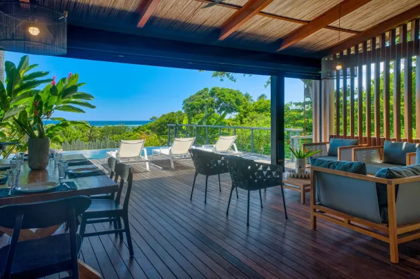 villa anbalaba ile maurice terrasse vue mer