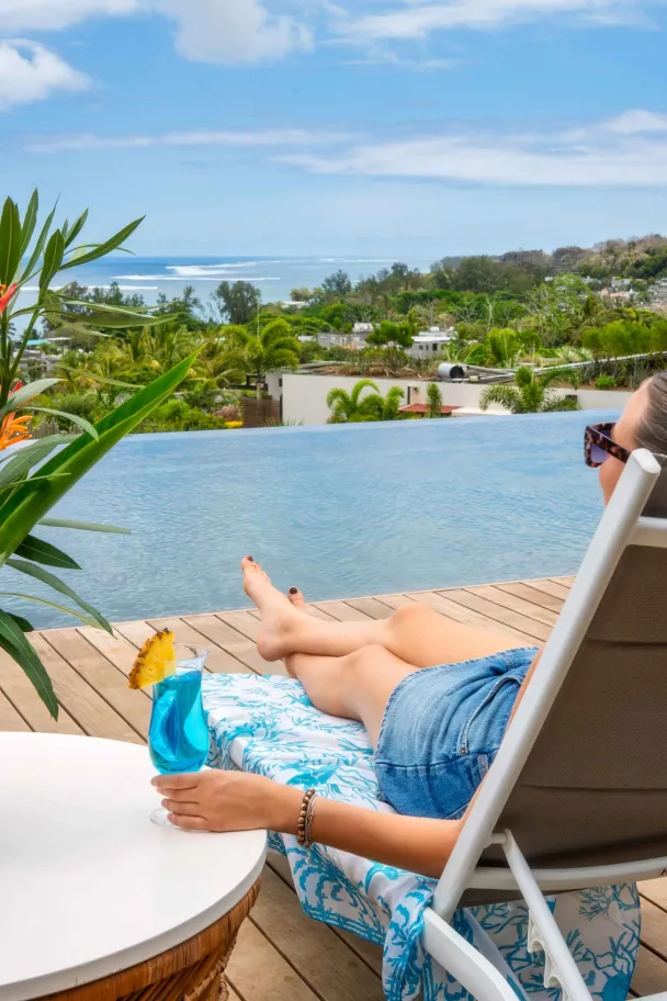 residence avec piscine à l'ile maurice