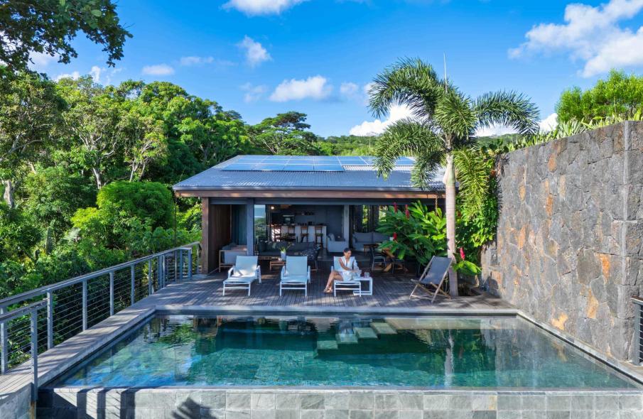 villa anbalaba ile maurice piscine