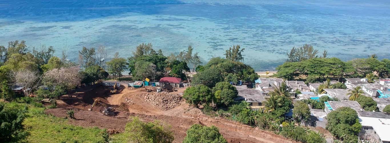 Vue du chantier d'Anbalaba | Baie du Cap