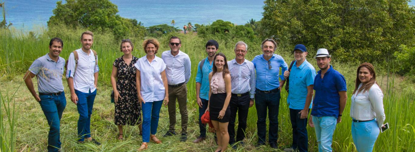 La CCIFM visite Anbalaba, le programme immobilier du Sud de l'Ile Maurice