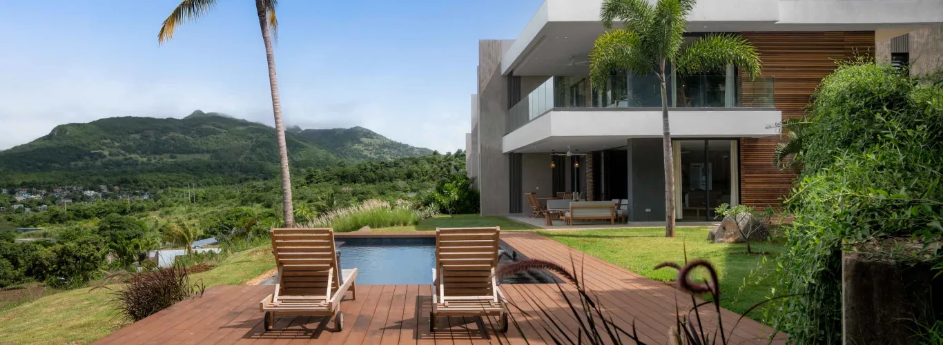 duplex avec piscine à l'ile maurice